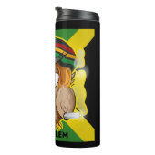 Bouteilles Isothermes Jamaïque Pas de problème avec le tabagisme amusant (Tourné sur la droite)