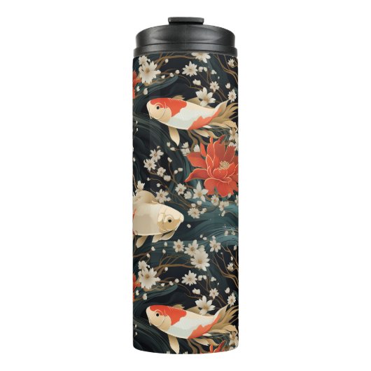 Bouteilles Isothermes Japonais Koi Poisson Motif (Devant)