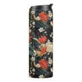 Bouteilles Isothermes Japonais Koi Poisson Motif (Tourné sur la gauche)