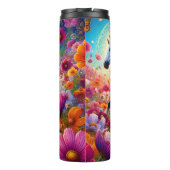 Bouteilles Isothermes Jardin à fleurs mystique de chevaux (Dos)