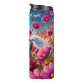 Bouteilles Isothermes Jardin à fleurs mystique de chevaux (Tourné sur la droite)