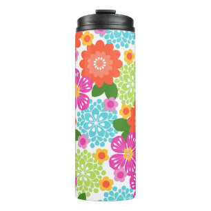Bouteilles Isothermes Jardin Allana Hawaïen Floral Graphique - Brillants