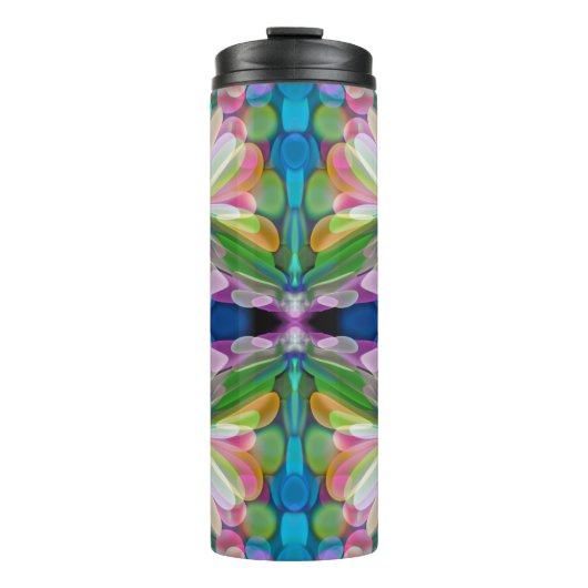 Bouteilles Isothermes Jardin de Fleur sauvage de libellules Abstrait Flo (Devant)