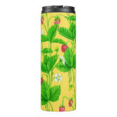 Bouteilles Isothermes Jardin de fraise sur jaune (Dos)