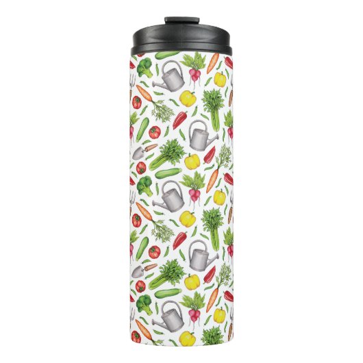 Bouteilles Isothermes Jardin de légumes d'été (Devant)