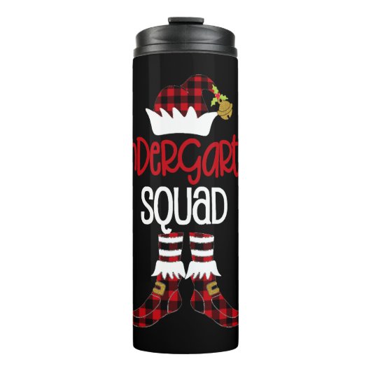 Bouteilles Isothermes Jardin de Noël Squad Elf Enseignant B (Devant)