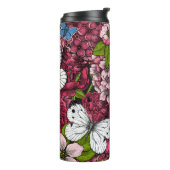 Bouteilles Isothermes Jardin de printemps 2 (Tourné sur la gauche)