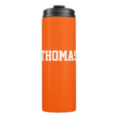 Bouteilles Isothermes Jardin d'enfants moderne simple orange personnalis (Devant)