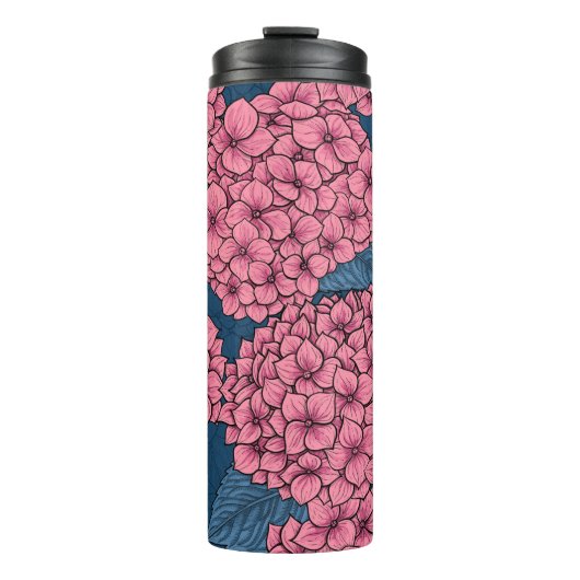 Bouteilles Isothermes Jardin d'Hydrangea (Devant)