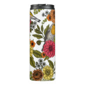 Bouteilles Isothermes Jardin d'oiseaux et de fleurs 1 (Dos)