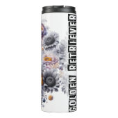 Bouteilles Isothermes Jardin doux de Golden Retriever (Dos)