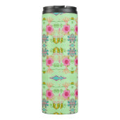 Bouteilles Isothermes Jardin Éclectique Enchantant : Beauté Florale Dive (Dos)