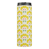 Bouteilles Isothermes Jardin Fleur Jaune Retro Motif (Dos)