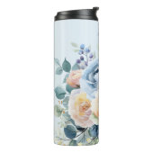 Bouteilles Isothermes Jardin Floral bleu français (Tourné sur la gauche)