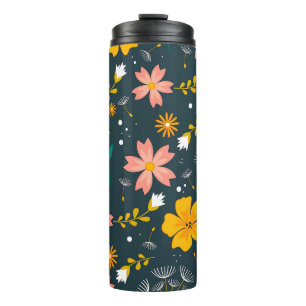 Bouteilles Isothermes Jardin Floral Marine Motif Printanier Fantaisiste