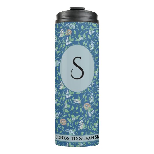 Bouteilles Isothermes Jardin Printemps Fête des Mères Robin Nid Reine An (Devant)