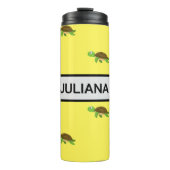 Bouteilles Isothermes Jaune Noir Moderne Turc Tumbler (Devant)