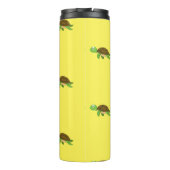 Bouteilles Isothermes Jaune Noir Moderne Turc Tumbler (Dos)