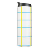 Bouteilles Isothermes Jaune unisexe, Blanc Bleu (Tourné sur la droite)