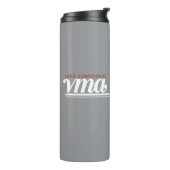 Bouteilles Isothermes JBHS VMA Black with White Logo Customizable (Tourné sur la gauche)