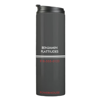 Bouteilles Isothermes JBHS VMA Noir avec Logo Blanc Personnalisable