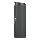 Bouteilles Isothermes JBHS VMA noir avec logo blanc personnalisable (Tourné sur la droite)