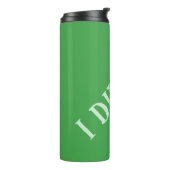 Bouteilles Isothermes Je l'ai fait vert (Tourné sur la gauche)