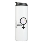 Bouteilles Isothermes Je Modèle Les Femmes En Technologie (Tourné sur la droite)