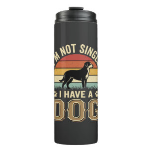Bouteilles Isothermes Je ne suis pas célibataire amateur de chien vintag