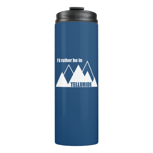 Bouteilles Isothermes Je préfère être à Telluride Mountain (Devant)