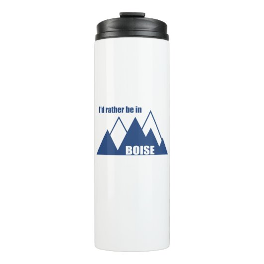Bouteilles Isothermes Je Préférerais Être À Boise Idaho Mountain (Devant)