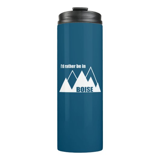 Bouteilles Isothermes Je Préférerais Être À Boise Idaho Mountain (Devant)