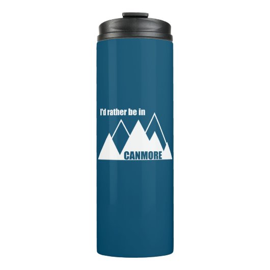 Bouteilles Isothermes Je Préférerais Être À Canmore Mountain (Devant)