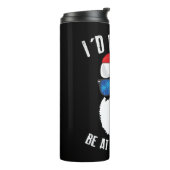 Bouteilles Isothermes Je Préférerais Être À La Plage Drôle Noël (Tourné sur la gauche)