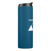 Bouteilles Isothermes Je préférerais être à Yellowstone Mountain (Tourné sur la gauche)