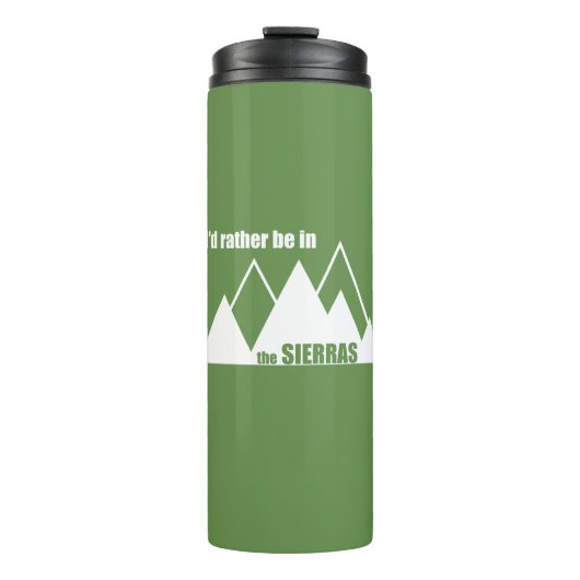 Bouteilles Isothermes Je Préférerais Être Dans Les Sierras (Devant)