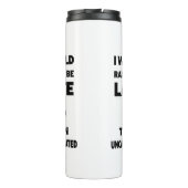 Bouteilles Isothermes Je Préférerais Être En Retard - Revenir À L'École (Dos)