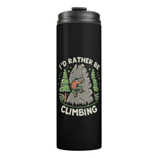 Bouteilles Isothermes Je préférerais grimper (Devant)