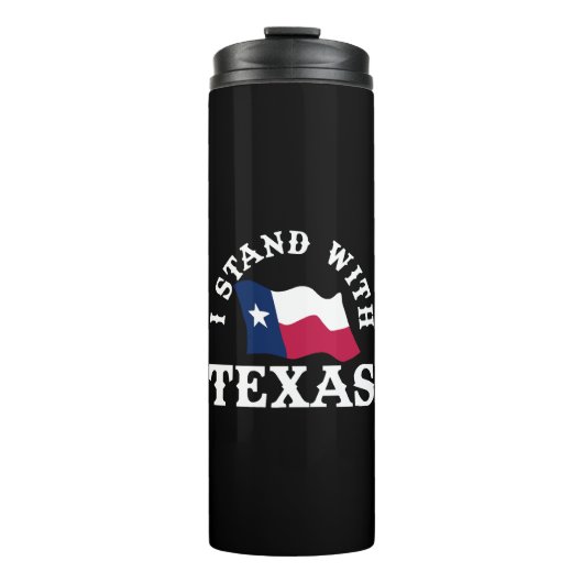 Bouteilles Isothermes Je suis avec le Texas (Devant)