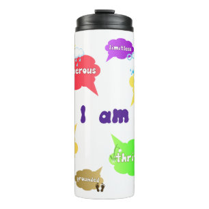 Bouteilles Isothermes Je Suis Positive Affirmations Mots Self Love