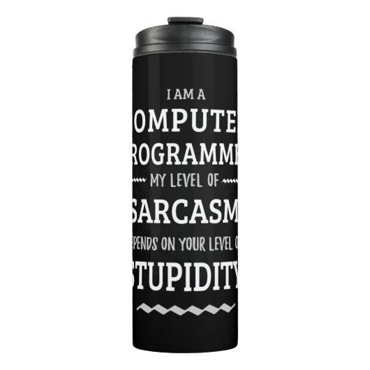 Bouteilles Isothermes Je Suis Un Programmeur Informatique (Devant)
