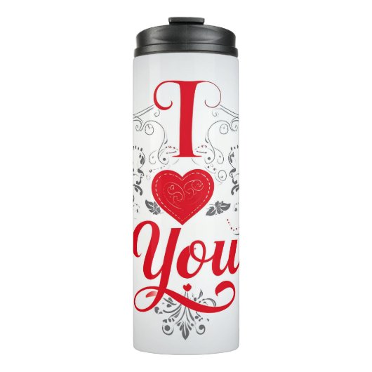 Bouteilles Isothermes je t'aime (Devant)