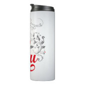 Bouteilles Isothermes je t'aime (Tourné sur la droite)