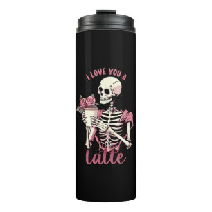 Bouteilles Isothermes Je t'aime un squelette de la Saint-Valentin