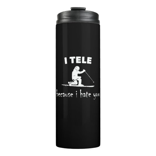 Bouteilles Isothermes Je Te Dite Parce Que Je Te Déteste (Devant)