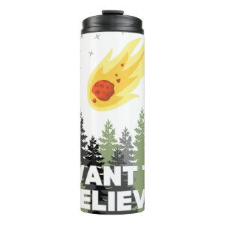 Bouteilles Isothermes Je veux croire Tumbler Astéroïde