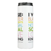 Bouteilles Isothermes Je Vote Parce Que... La gentillesse, c'est tout (Dos)