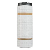 Bouteilles Isothermes Jersey de football noir blanc personnalisé (Dos)