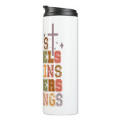 Bouteilles Isothermes Jesus Flannels Chandails Citrouille Bénédiction (Tourné sur la droite)