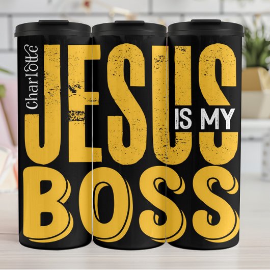 Bouteilles Isothermes Jesus Is My Boss